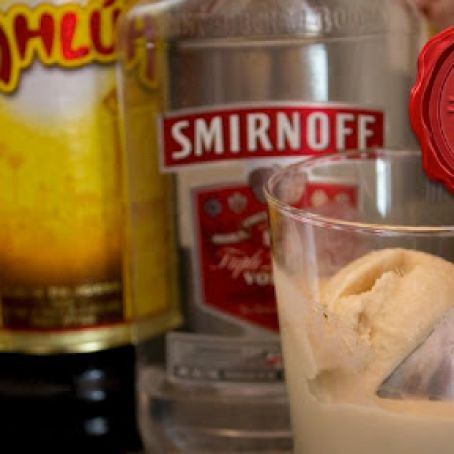Alcoholic Ice Cream or White Russian