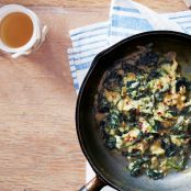 Scrambled Eggs with Spinach & Parmesan