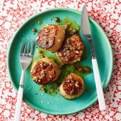 Scallps with Lemon-Basil Sauce