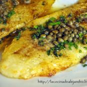 PESCADO A LA MANTEQUILLA NEGRA