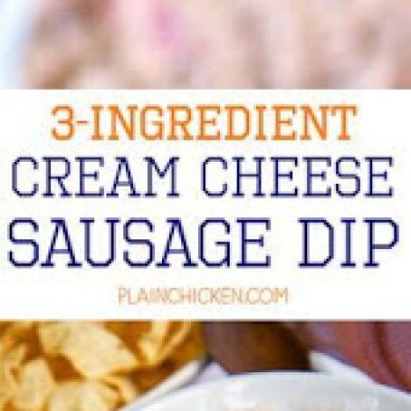 Cream Cheese Sausage Dip