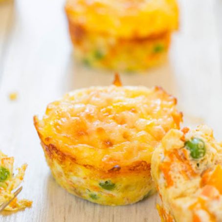 100-CALORIE CHEESE, VEGETABLE AND EGG MUFFINS (GLUTEN-FREE)