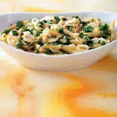 Penne with Kale and Onion Recipe 