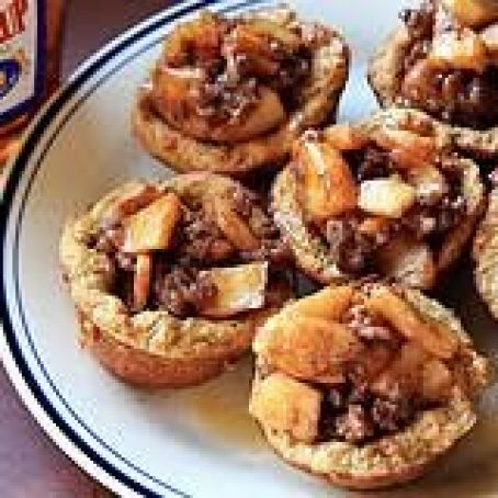 French Toast Cups with Sausage and Apple