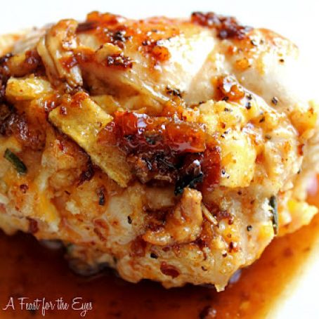 Apple & Cheese Stuffed Chicken Breasts