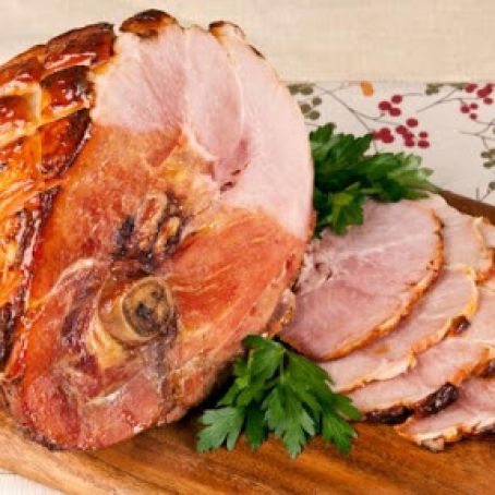 Apple Mustard Glazed Ham