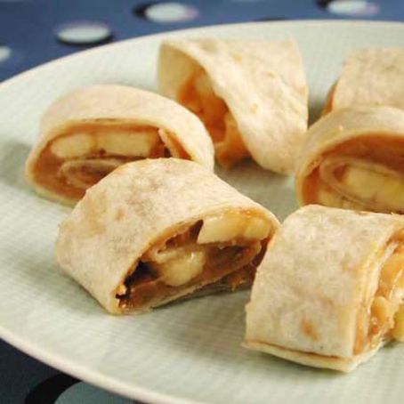 Peanut Butter-Banana Spirals