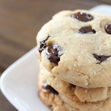Flourless Chocolate Chip Cookies