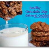 Healthy Chocolate Chip-Oatmeal Cookies