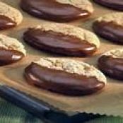 Chocolate Dipped Toffee Bits Cookies