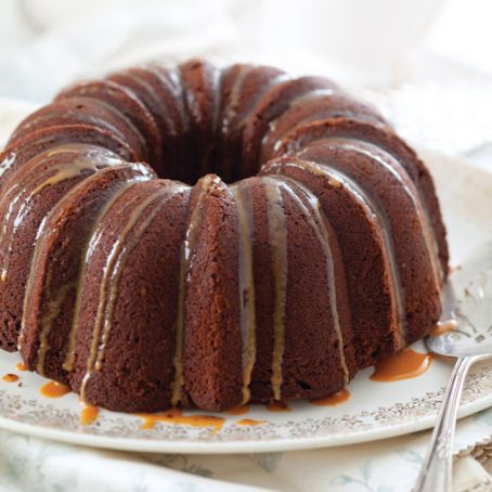 German Chocolate Bundt Cake with Butterscotch Glaze - Taste of the South Magazine