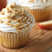 Apple Pie Stuffed Cupcakes