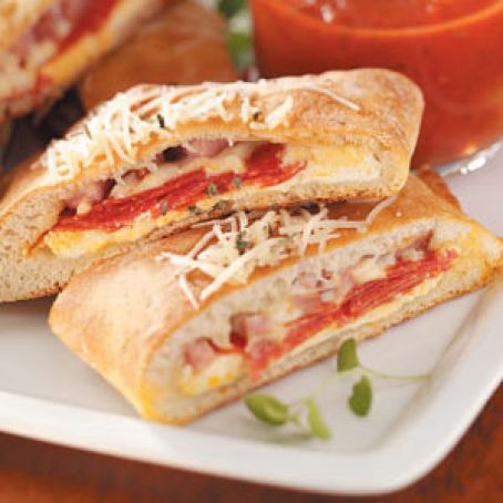 Ham & Cheese Calzones