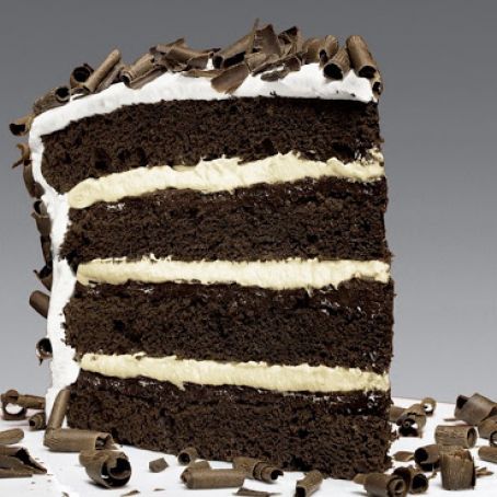 Devil's Food Layer Cake with Peppermint Frosting