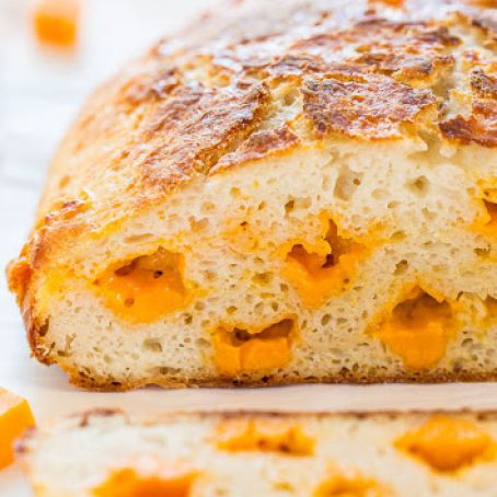 Easy Cheddar Sourdough Bread