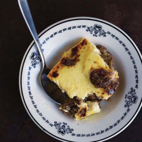 Tavë Kosi (Albanian Baked Lamb and Rice with Yogurt)