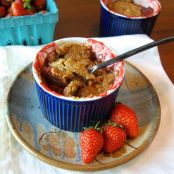 Strawberry Coconut Rhubarb Crisps
