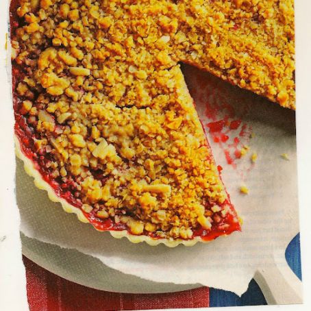 Cherry-Almond Streusel Tart