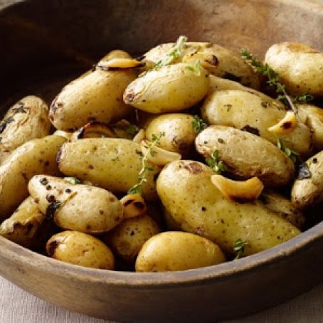 Grilled Fingerling Potatoes with Lemon and Fresh Herbs