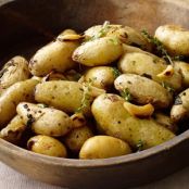 Grilled Fingerling Potatoes with Lemon and Fresh Herbs