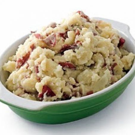 Smashed Cheesy Potatoes