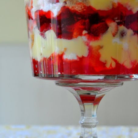 Strawberry Shortcake Trifle