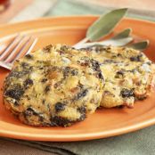 Mashed-Potato Cakes with Onions and Kale