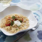 Quinoa Risotto with Lemon and Roasted Tomatoes