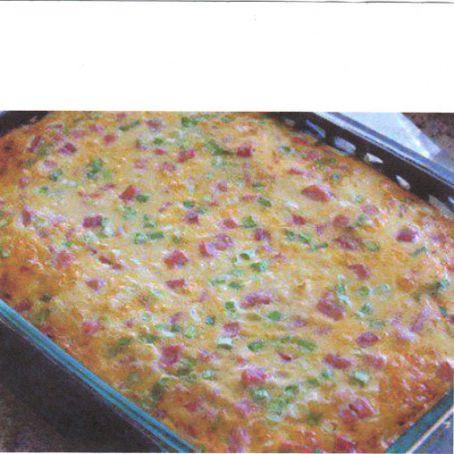 Hash Brown Potatoes and Ham (Farmer Casserole)