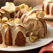One-Bowl Apple-Spice Bundt Cake with Butterscotch Glaze
