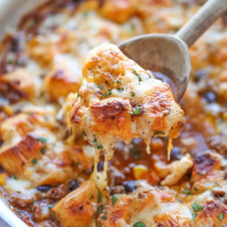 One Pan Enchilada Bake