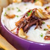 Caramelized Shallot and Roasted Garlic Dip