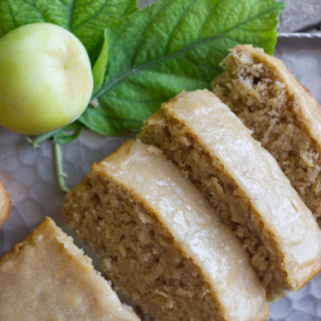 Glazed Apple Cinnamon Oatmeal Bread