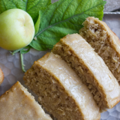 Glazed Apple Cinnamon Oatmeal Bread
