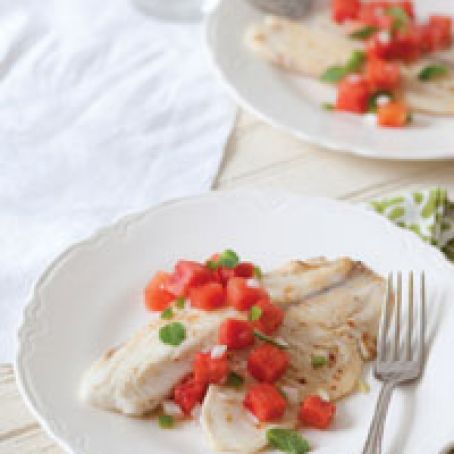 Tilapia with Watermelon Salsa