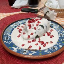 Chiles en Nogada - Chiles in Walnut Sauce
