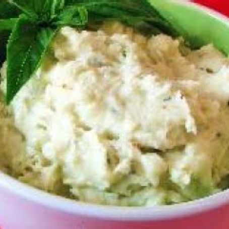 Pesto MAshed Potatoes