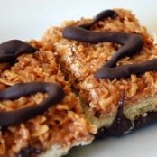 Homemade Samoas Bars