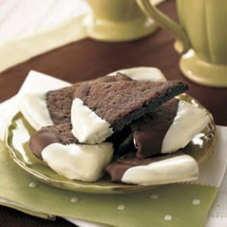Dark Chocolate Espresso Shortbread