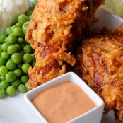 Extra-Crispy Spicy Fried Chicken with “Delta” Sauce