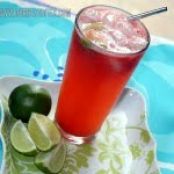 Drink - Fresh Strawberry Limeade (ourbestbites)