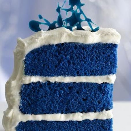 Royal Blue Velvet Cake