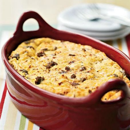 Sausage and Cheese Breakfast Casserole