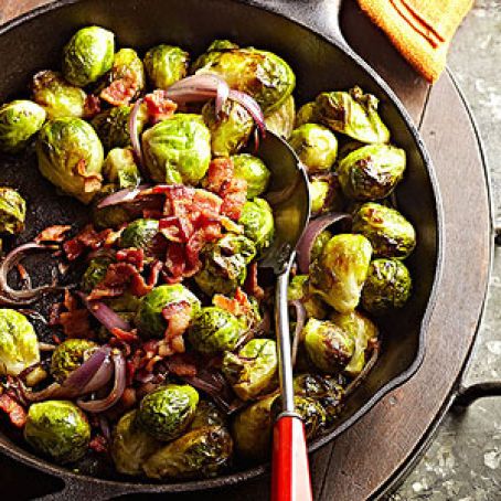 Bacon-Roasted Brussel Sprouts
