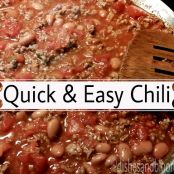 Quick & Easy Chili