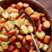 Roasted Celery Root and Carrots