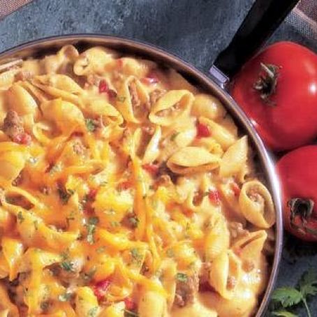 Spicy Salsa Mac & Beef