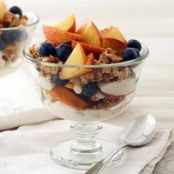 Peach-Blueberry Parfaits