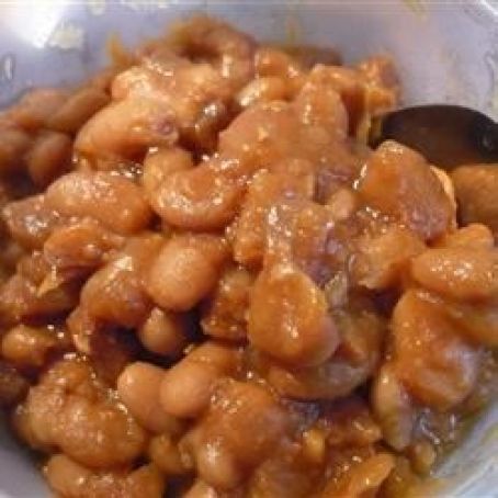Baked Beans from Scratch (Southwestern style - Great with ribs)