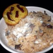 BOW TIE PASTA WITH MUSHROOM SAUCE